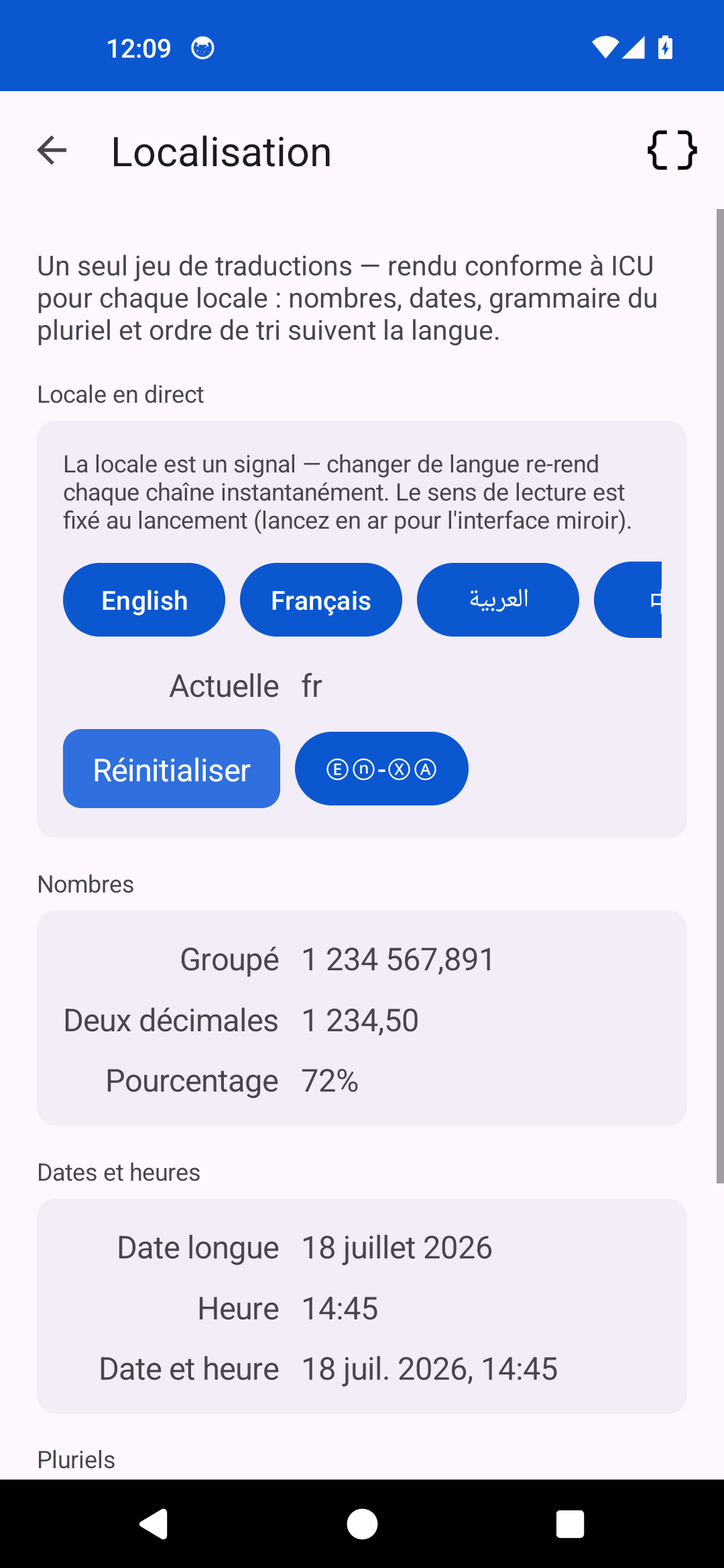 Localization — Android (Material)