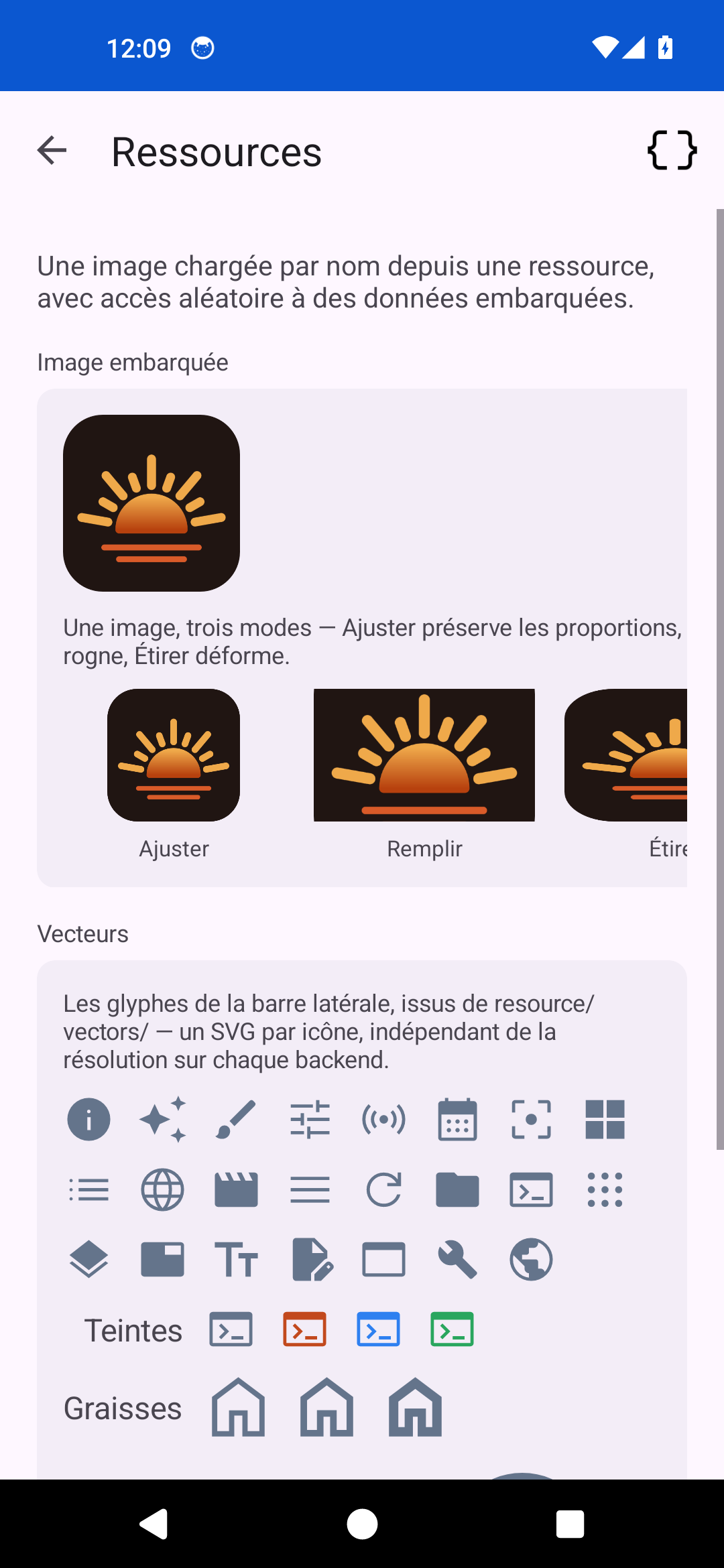 Resources — Android (Material)