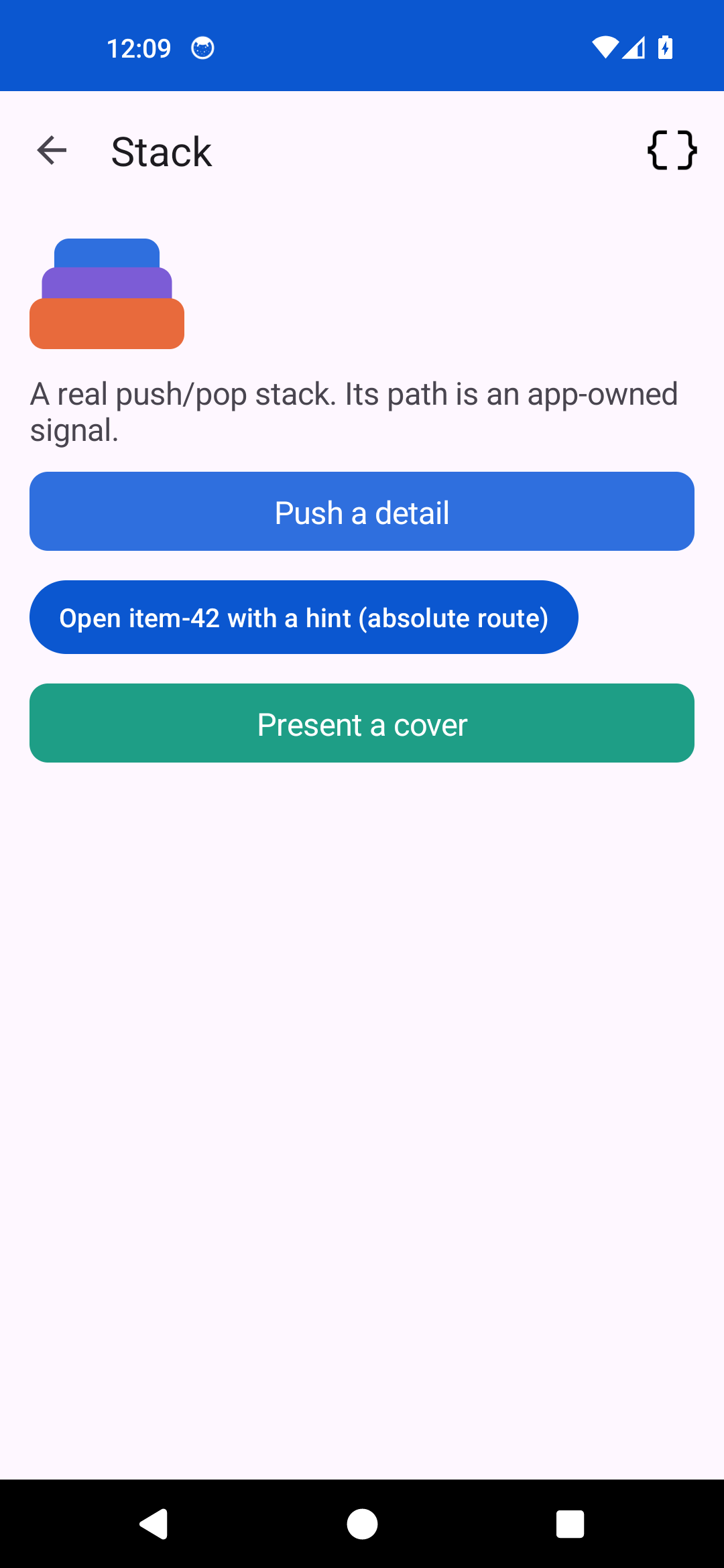 Toolbars Filtered — Android (Material)