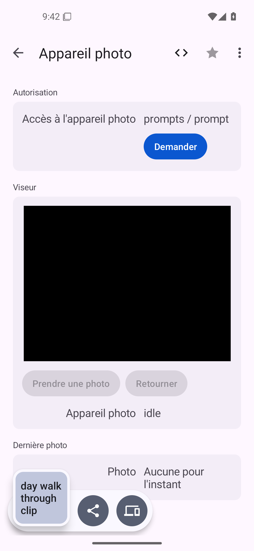 Appareil photo — Android (Material) · Phone