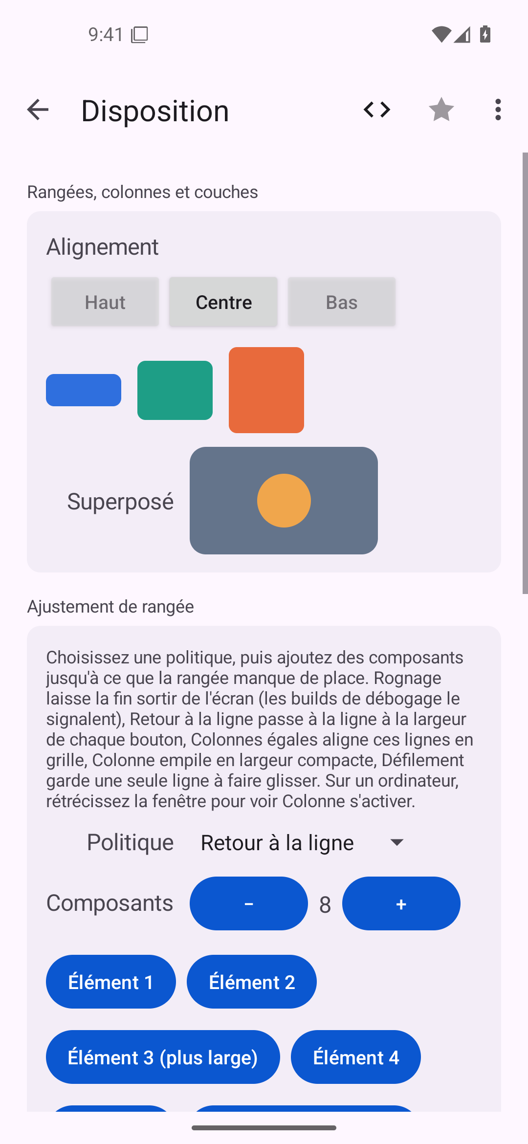 Disposition — Android (Material) · Phone