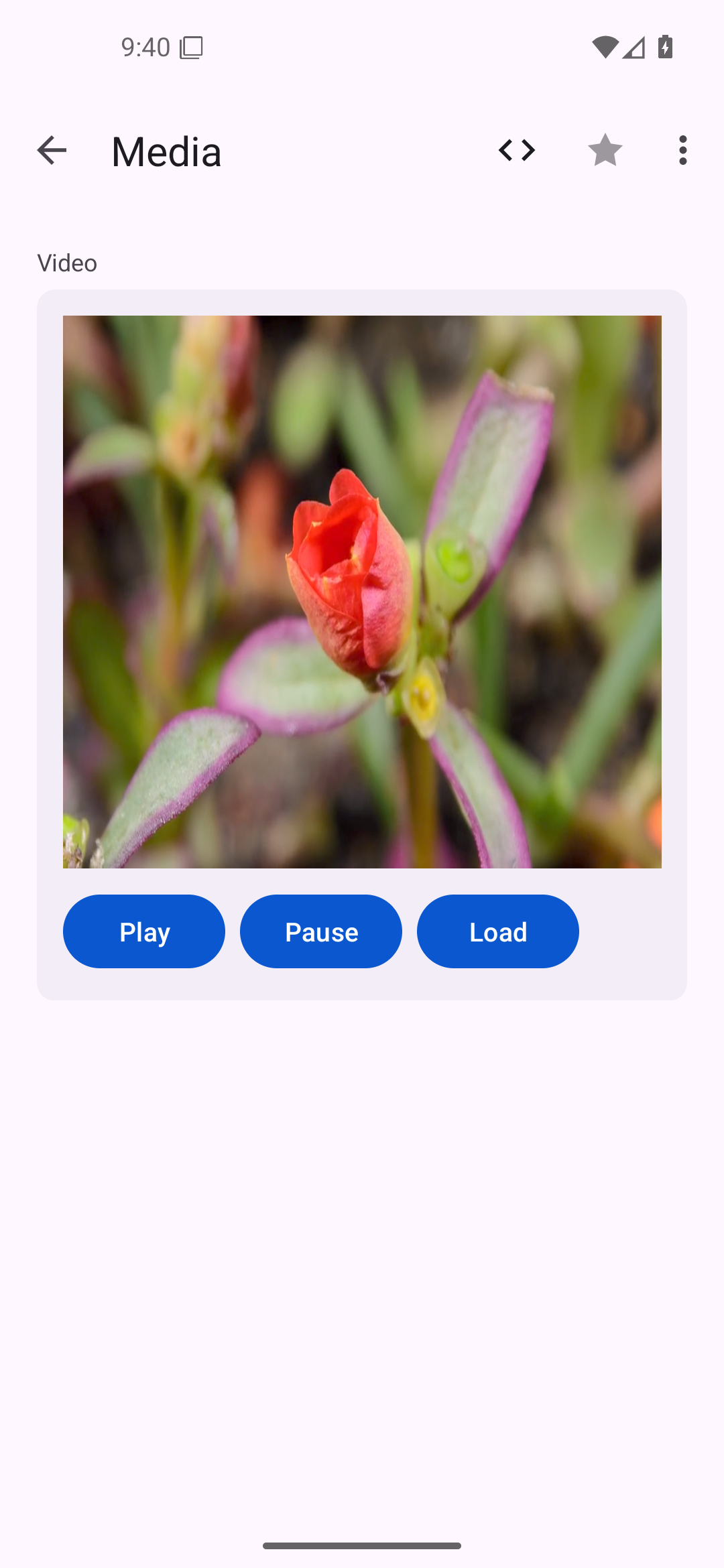 Media — Android (Material) · Phone