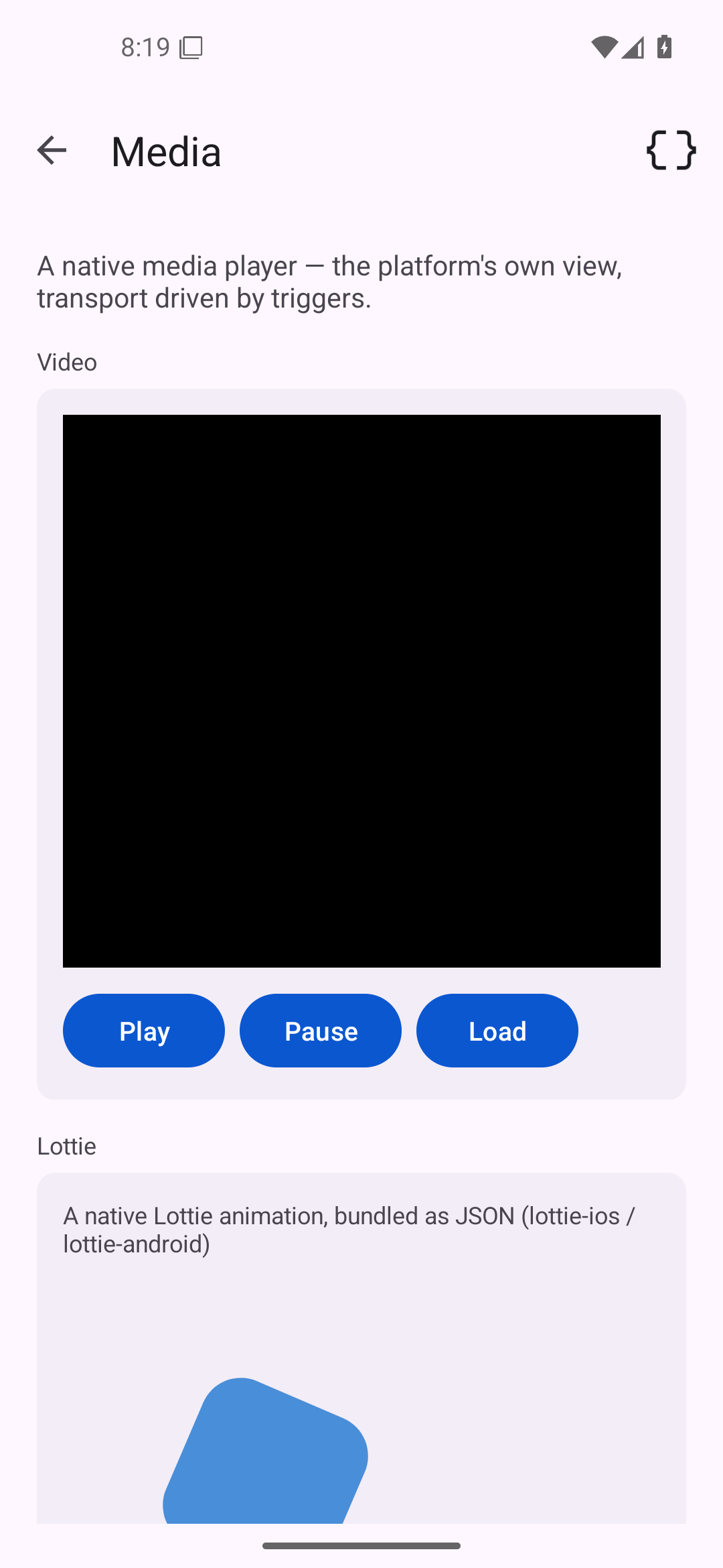 Media playback, Android Android