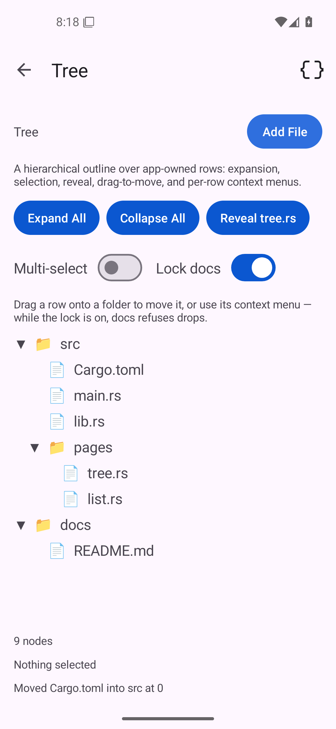 Tree, Android Android