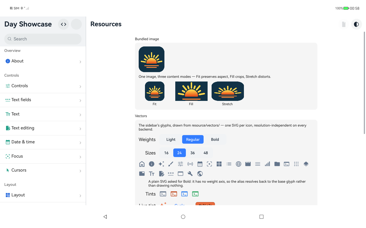 Day Showcase tablet screenshot 4 (en)