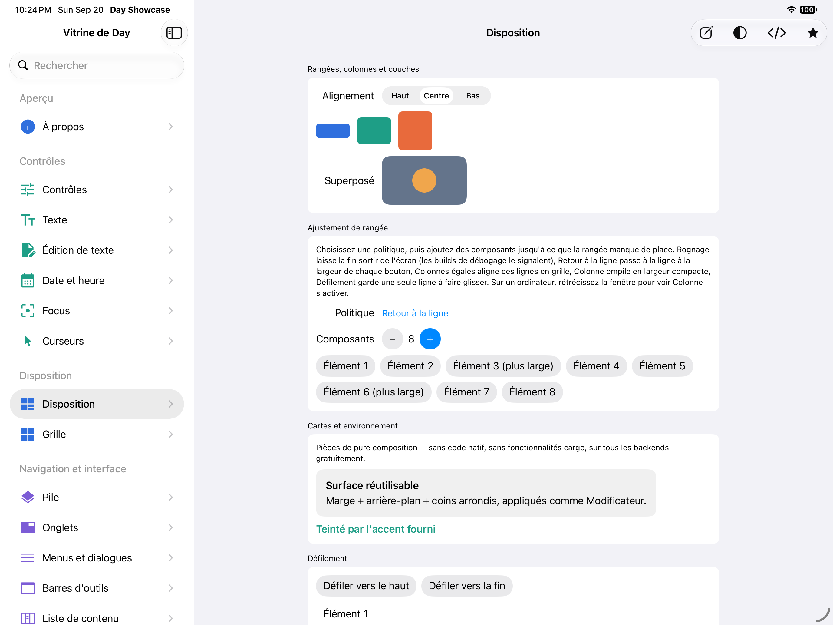 Disposition — iOS (UIKit) · iPad