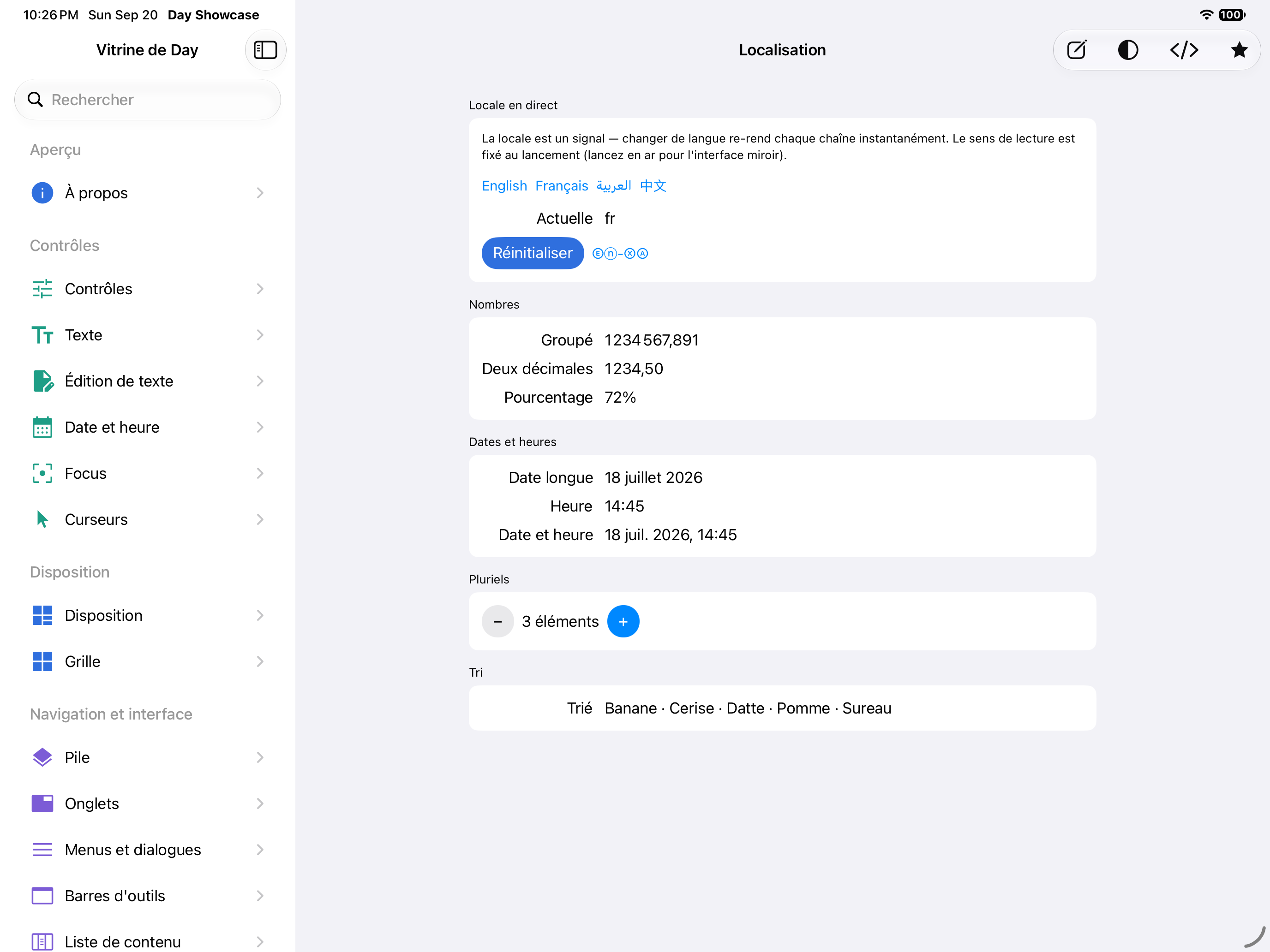Localisation — iOS (UIKit) · iPad