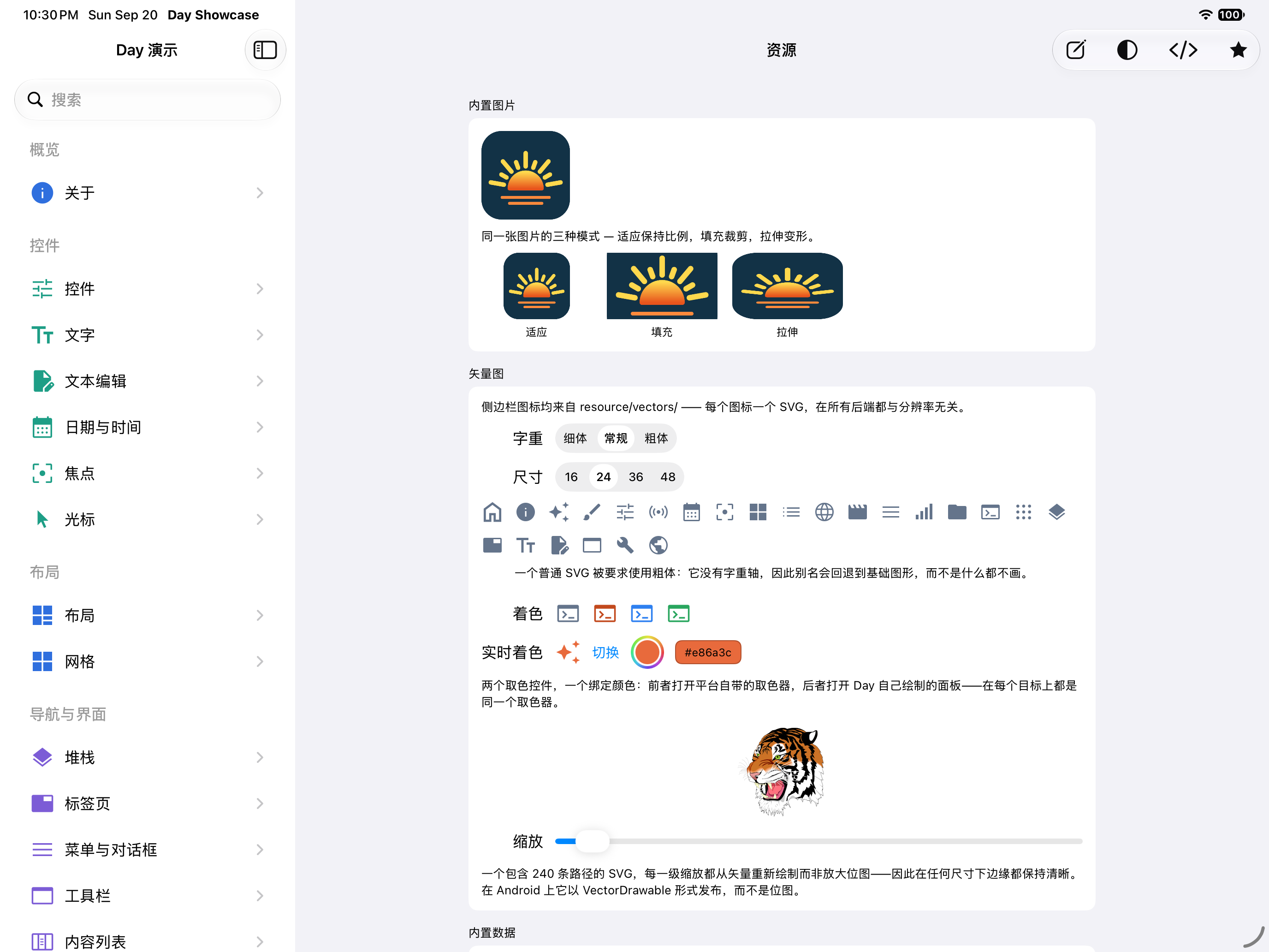 资源 — iOS (UIKit) · iPad