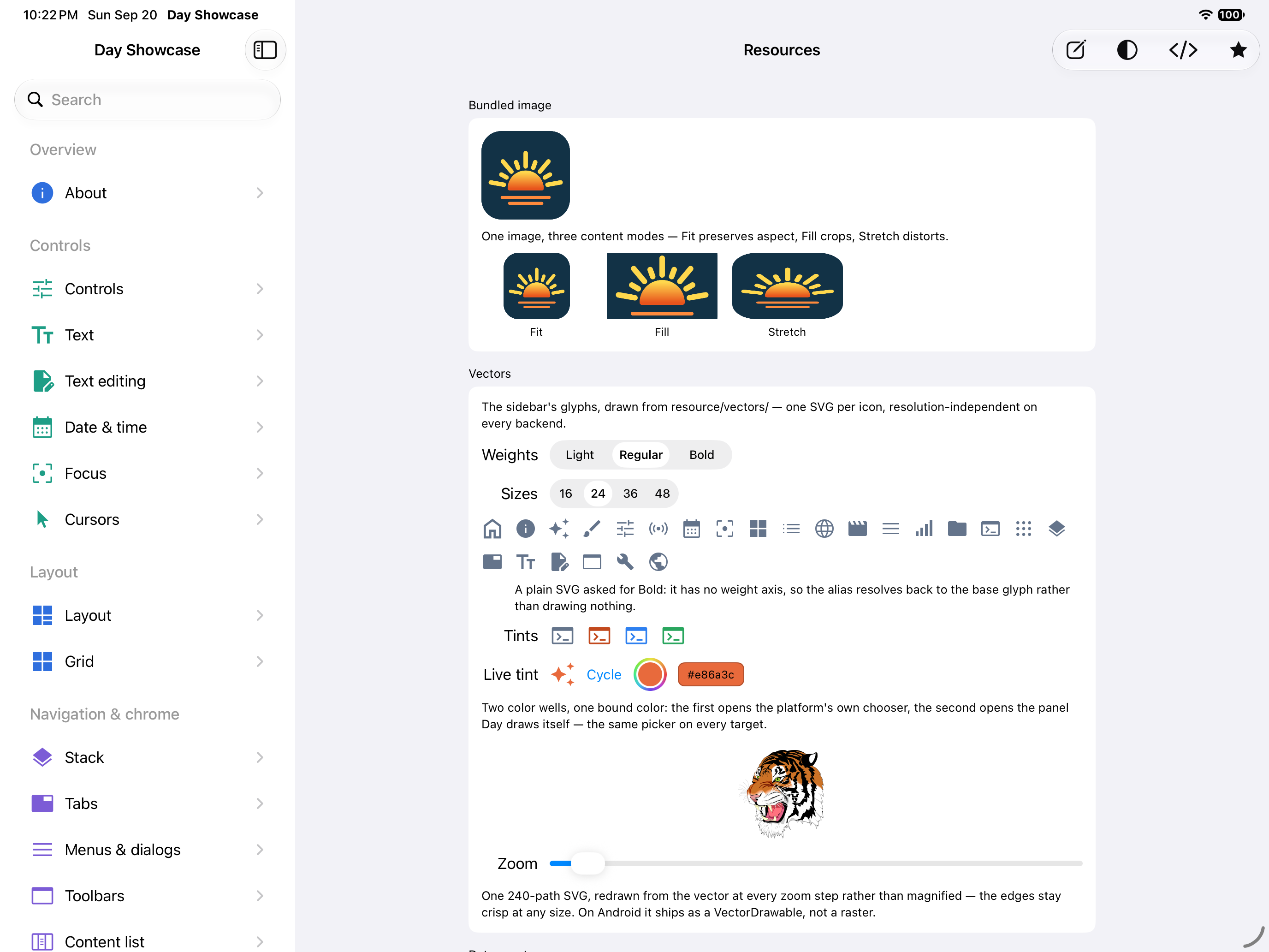 Resources — iOS (UIKit) · iPad