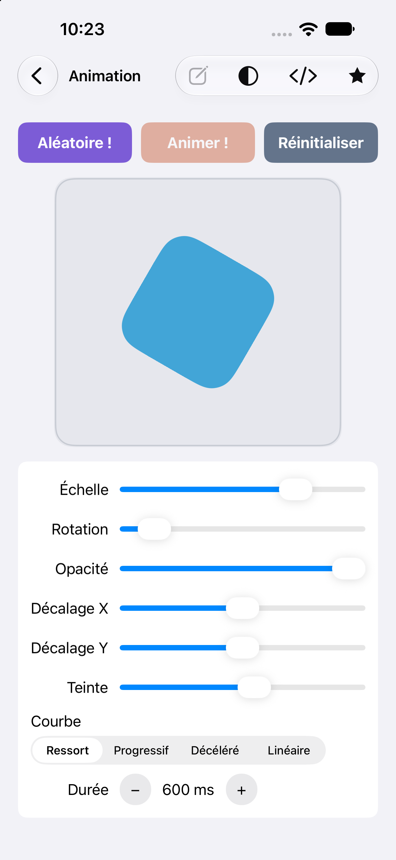 Animation — iOS (UIKit) · iPhone