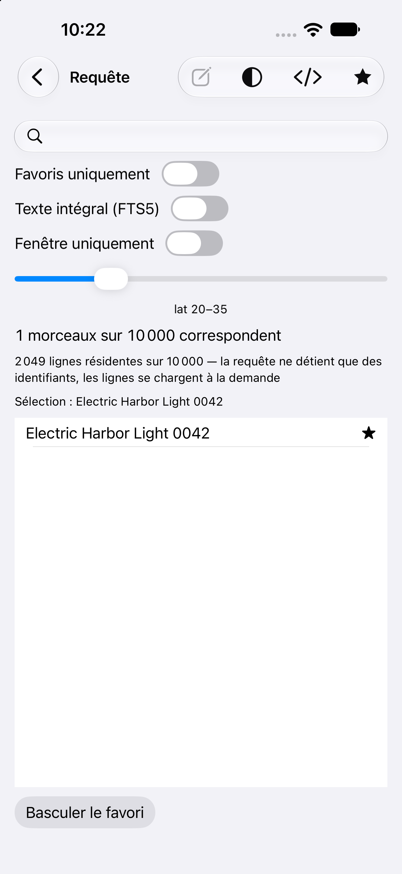 Requête — iOS (UIKit) · iPhone
