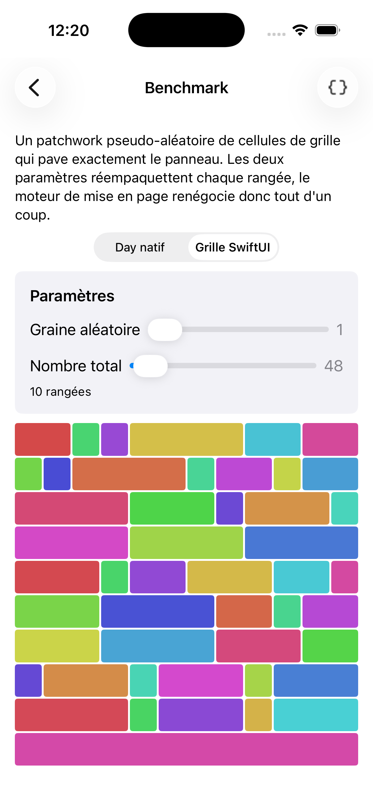 Benchmark Swiftui — iOS (UIKit)