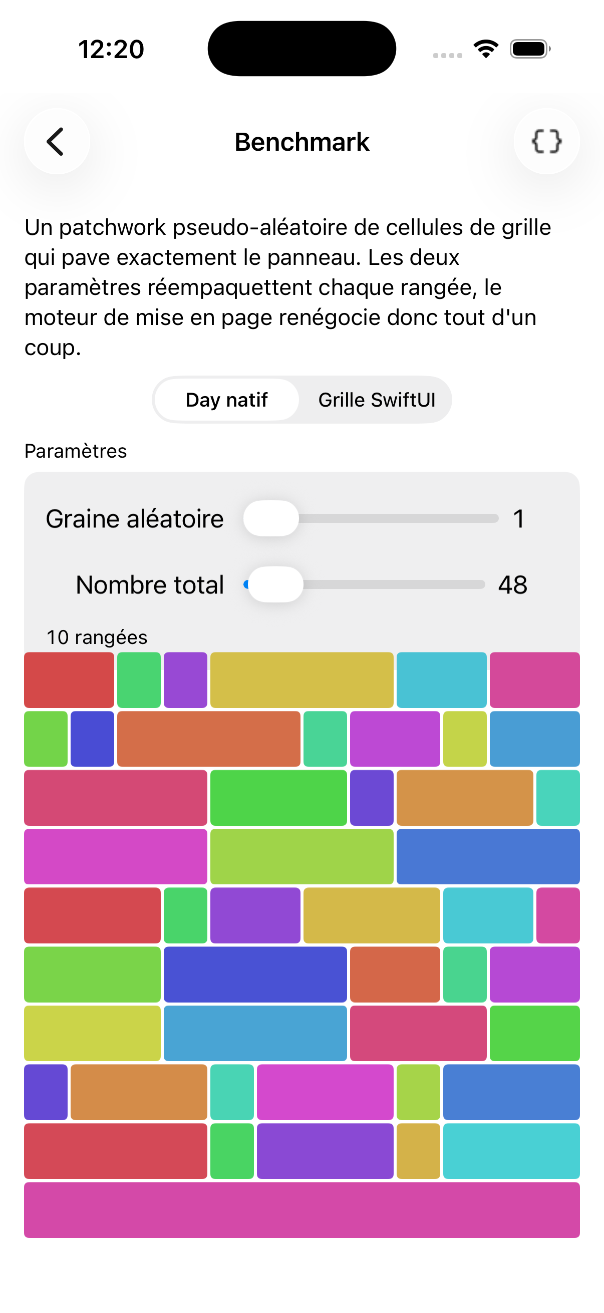 Benchmark — iOS (UIKit)