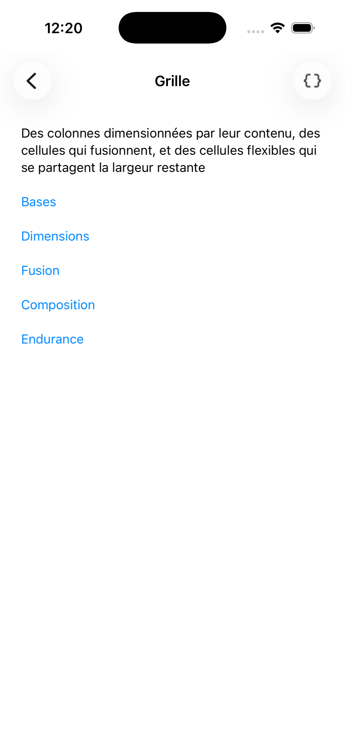 Grid — iOS (UIKit)