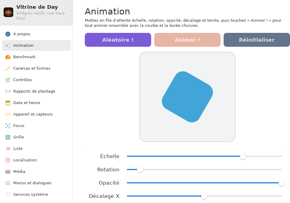 Animation — Linux (GTK 4 / GNOME)