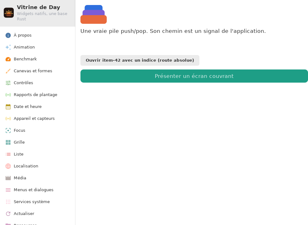 Stack Root — Linux (GTK 4 / GNOME)