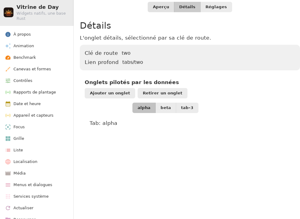 Tabs Two — Linux (GTK 4 / GNOME)