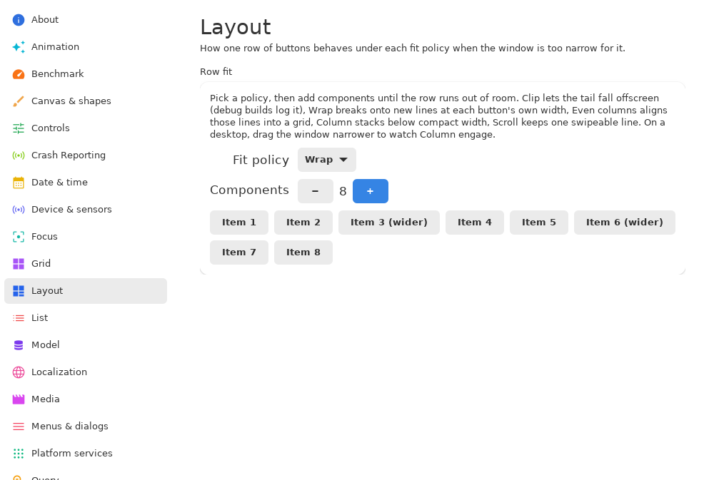 Layout, Linux GTK 4