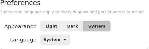 Preferences — Linux (GTK 4 / GNOME)
