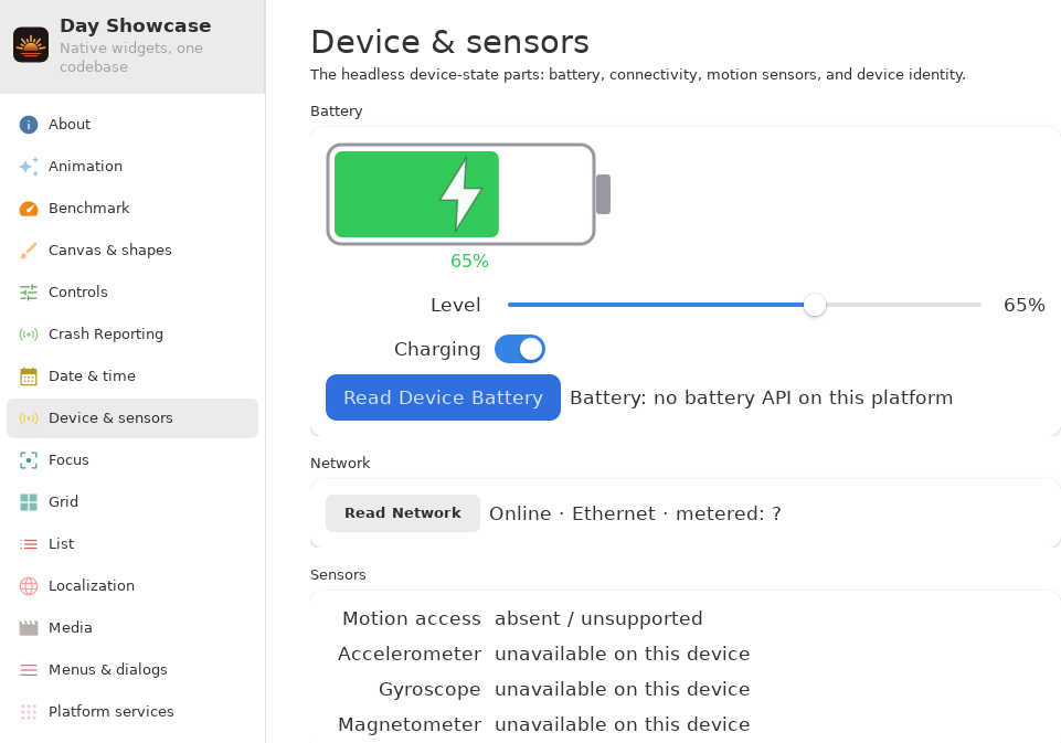 System — Linux (GTK 4 / GNOME)