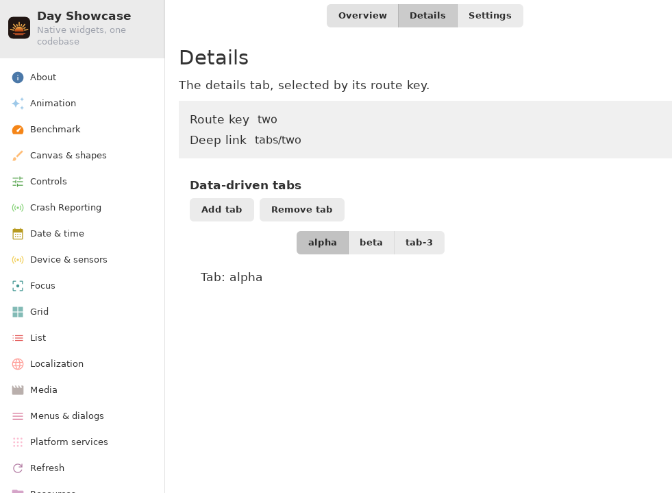 Tabs Two — Linux (GTK 4 / GNOME)