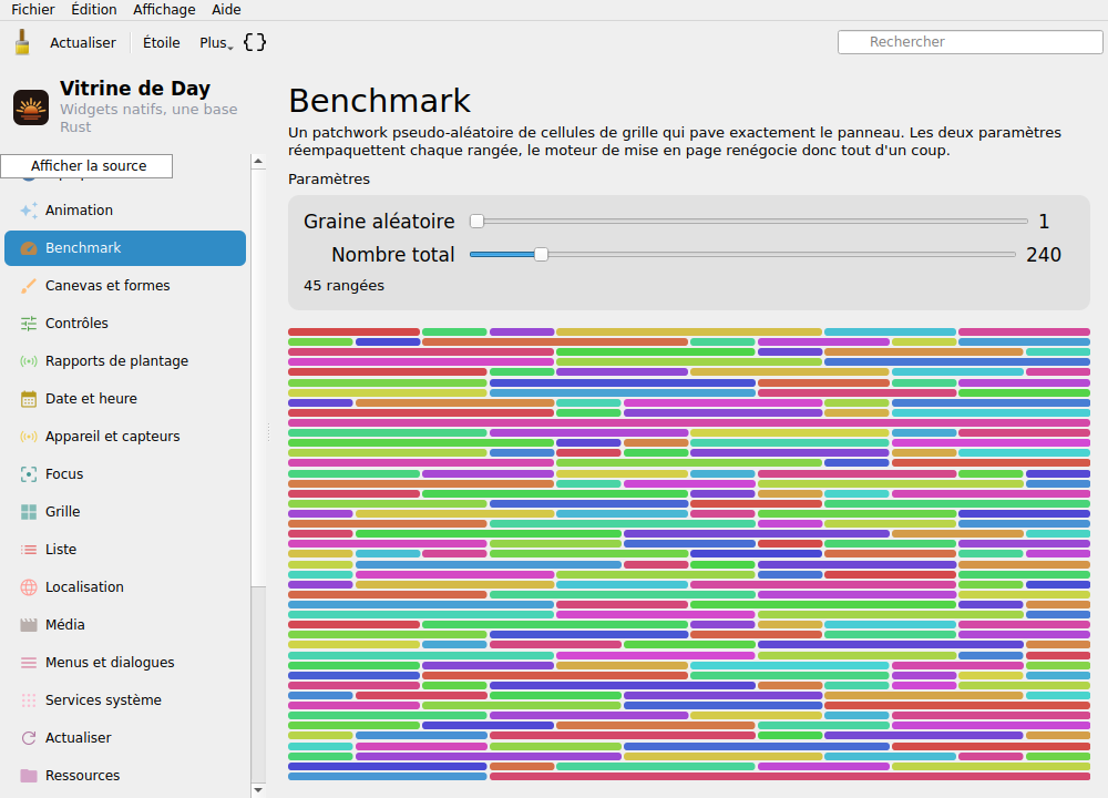 Benchmark Dense — Linux (Qt 6 / KDE)