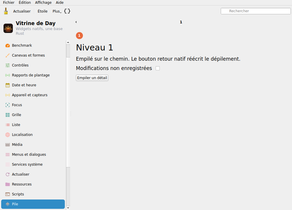 Stack Detail — Linux (Qt 6 / KDE)