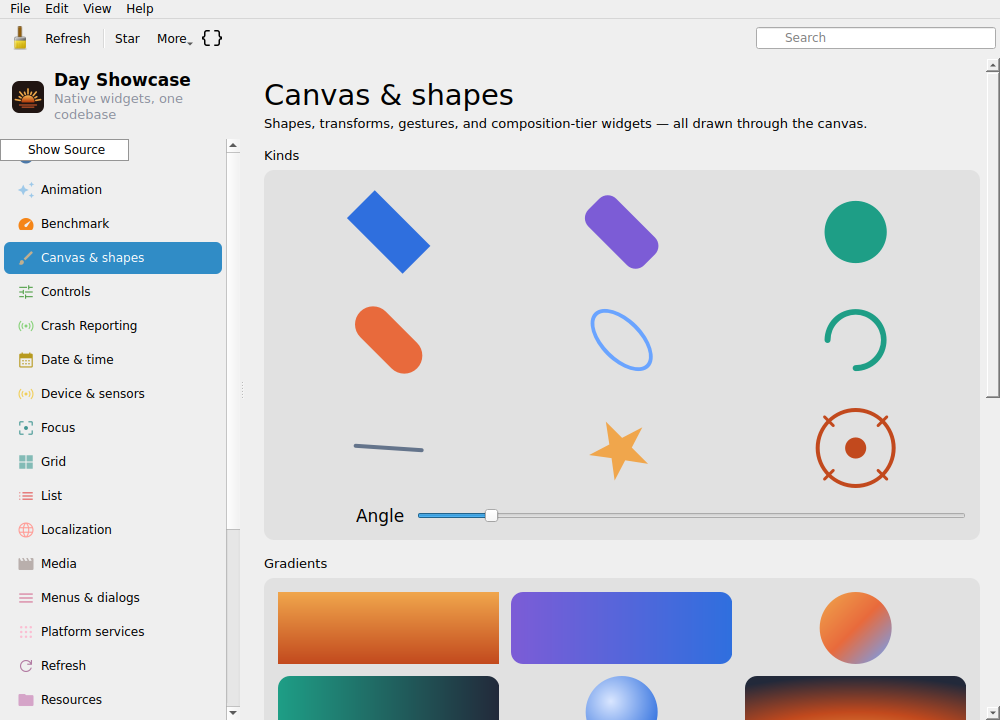 Canvas — Linux (Qt 6 / KDE)