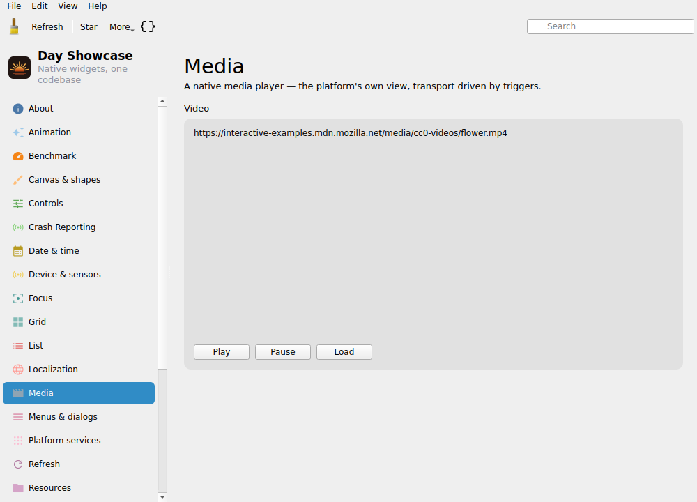Media — Linux (Qt 6 / KDE)