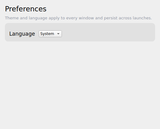 Preferences — Linux (Qt 6 / KDE)