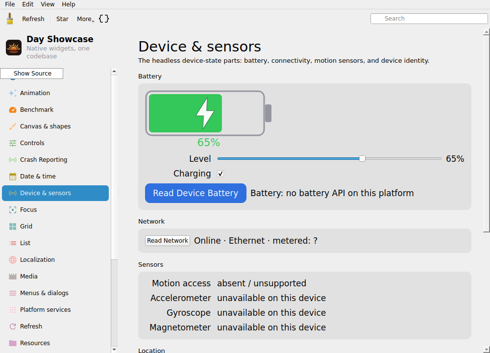 System — Linux (Qt 6 / KDE)