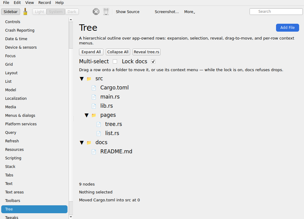 Tree, Linux Qt 6