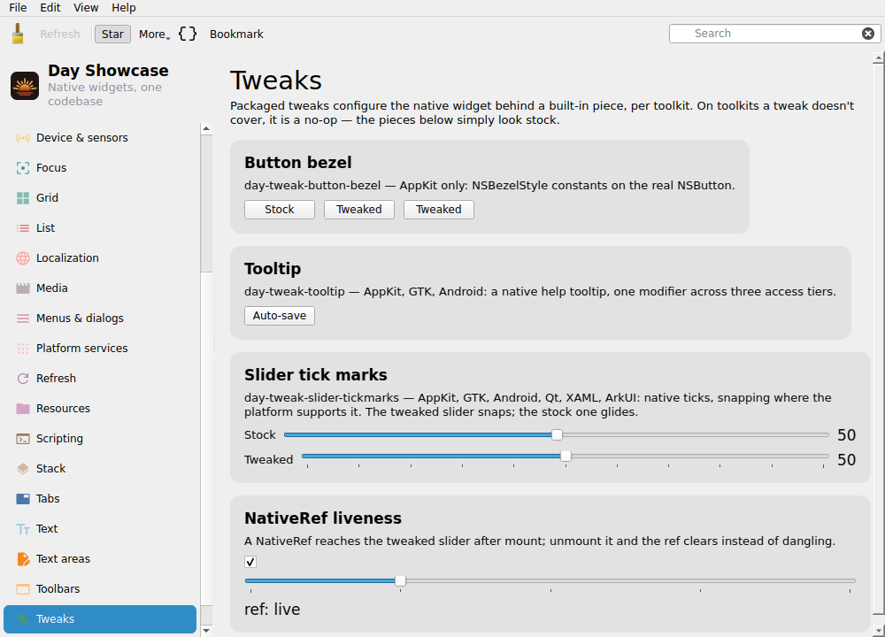 Tweaks — Linux (Qt 6 / KDE)