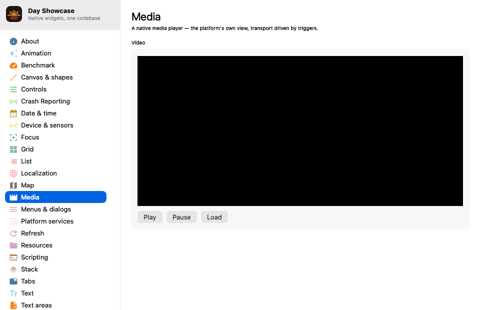 Media — macOS (AppKit)