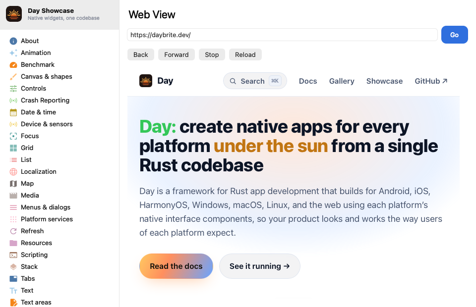 Webview — macOS (AppKit)