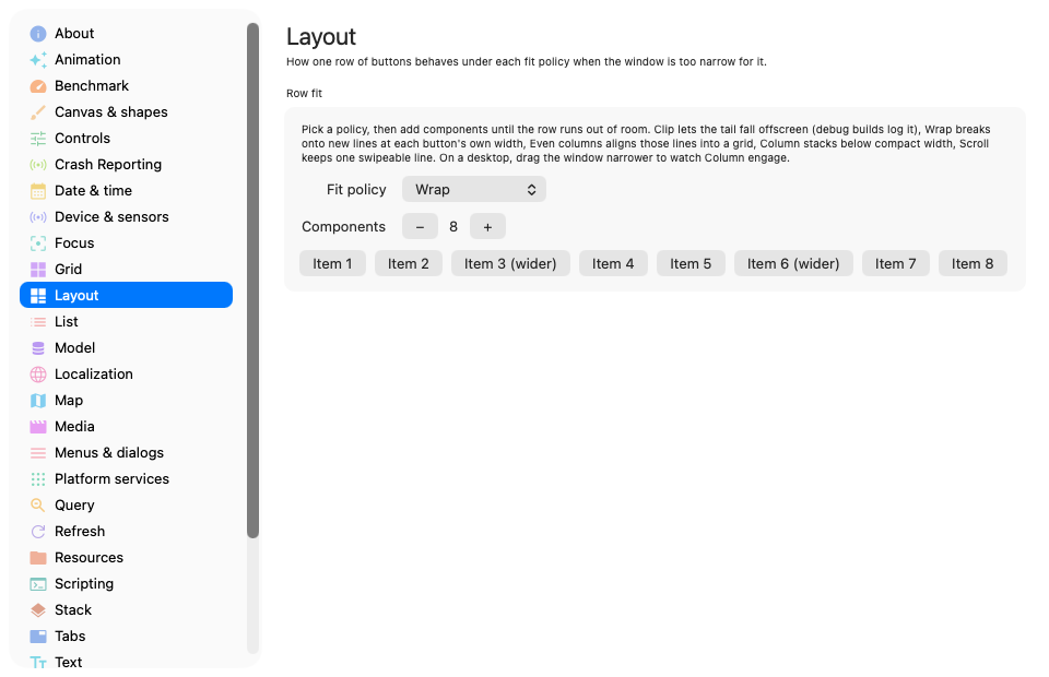 Layout, macOS AppKit