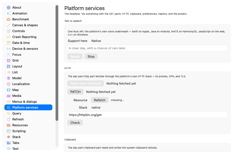 Speech, macOS AppKit