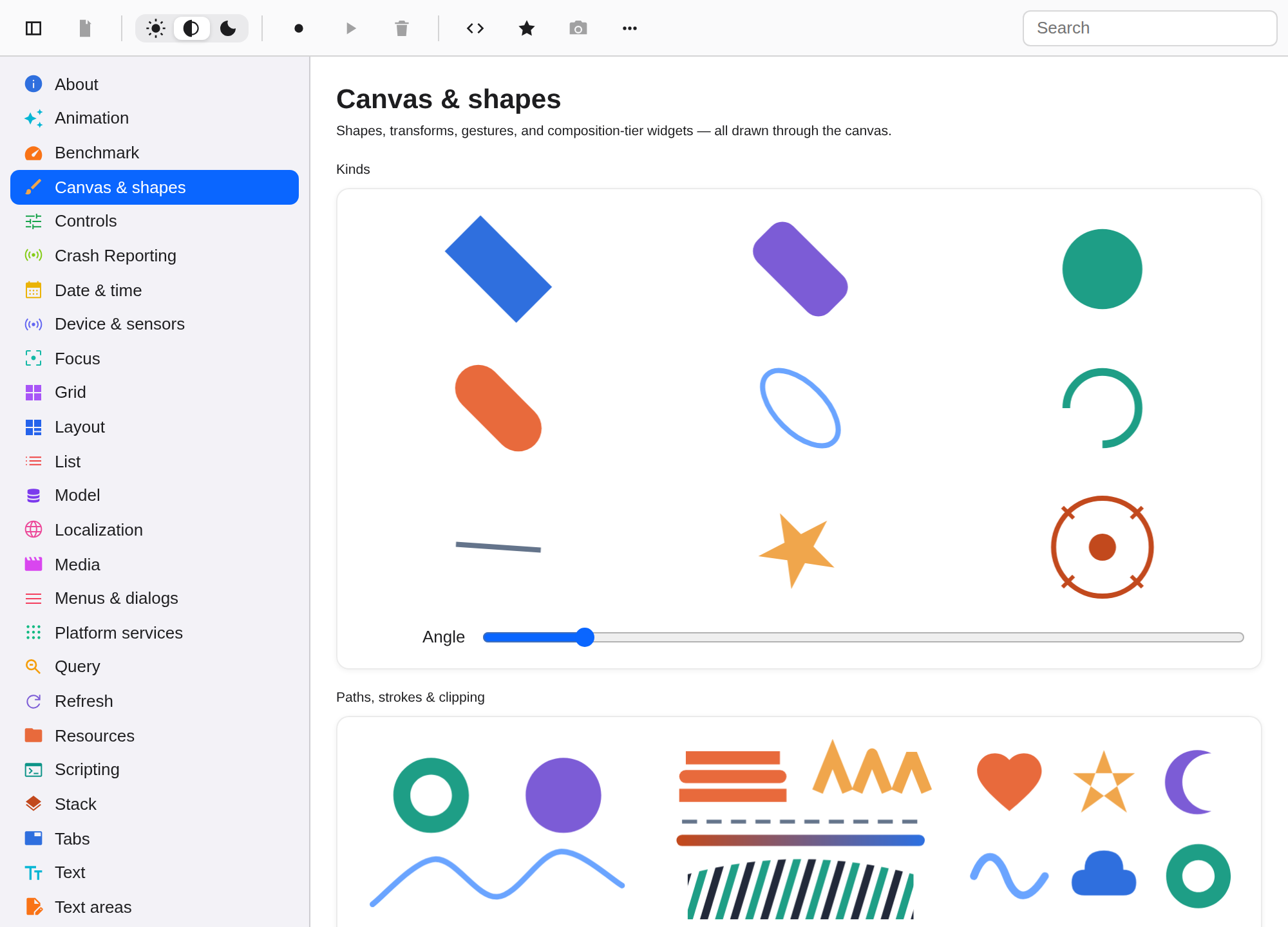 Canvas & shapes, Web Web DOM