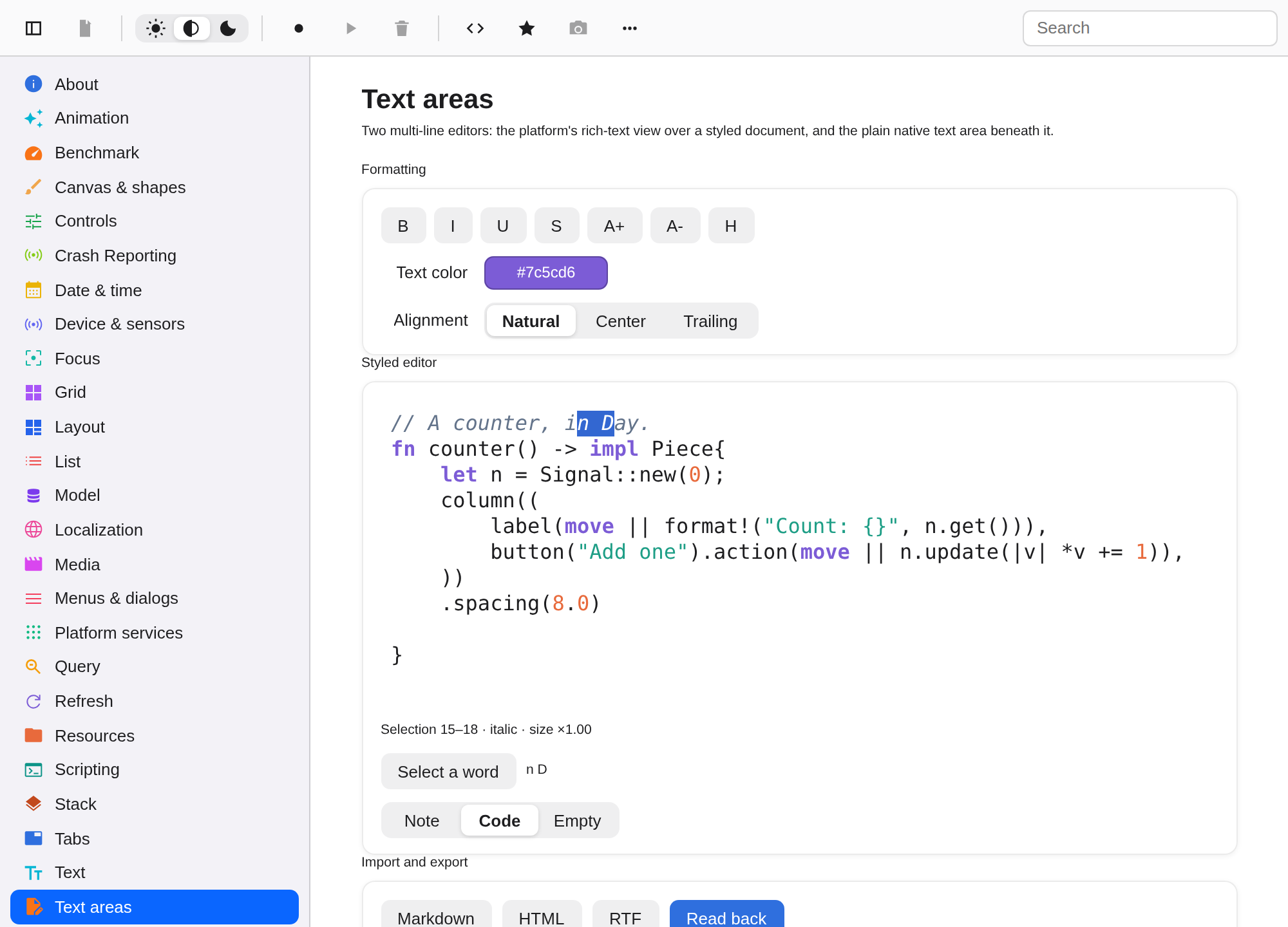 Live syntax highlighting, Web Web DOM