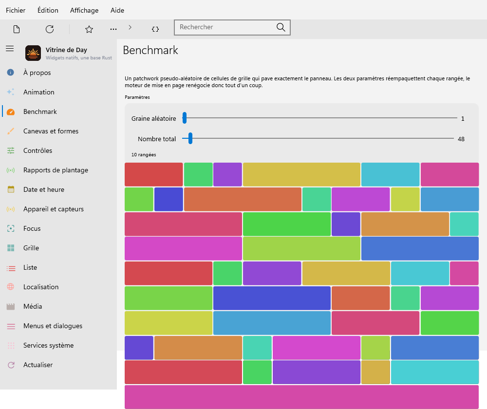 Benchmark — Windows (XAML)