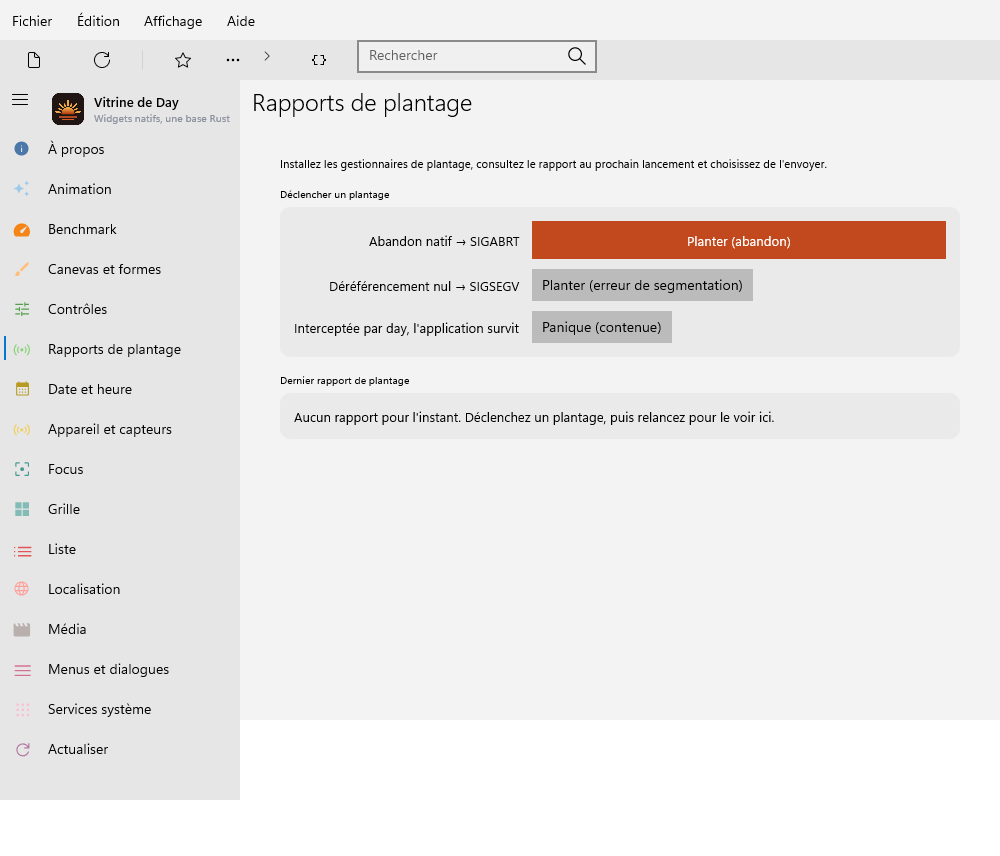 Crash — Windows (XAML)