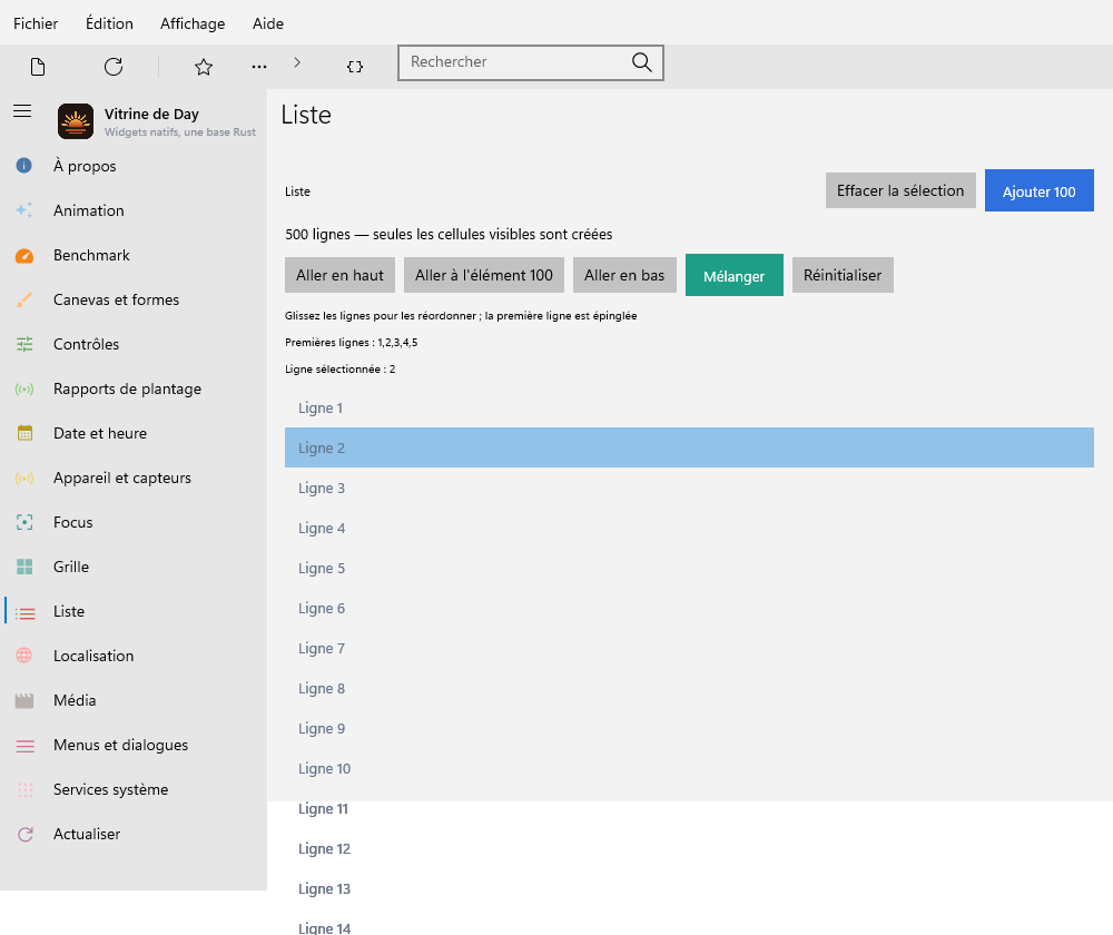 List — Windows (XAML)