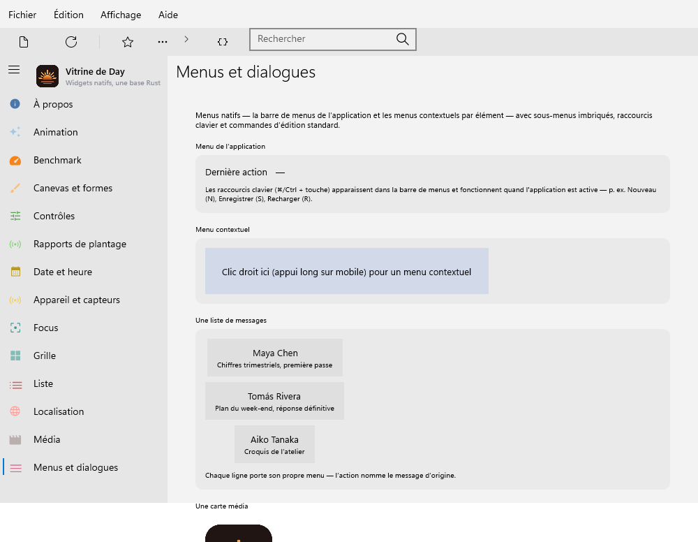 Menus — Windows (XAML)