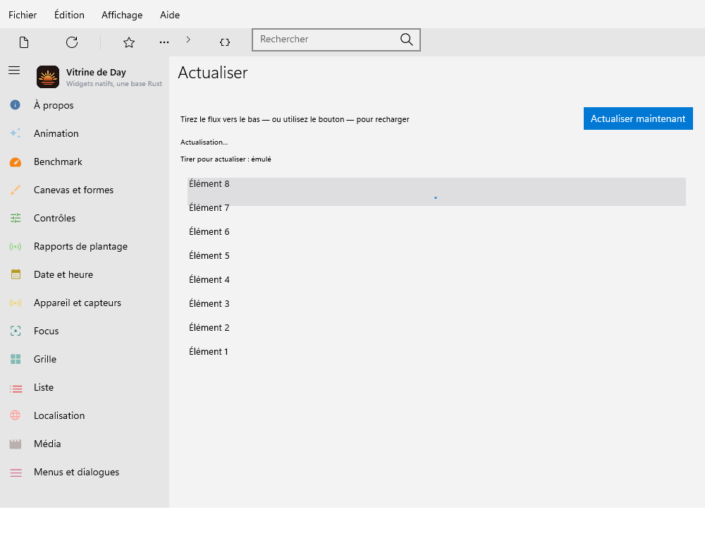 Refresh — Windows (XAML)