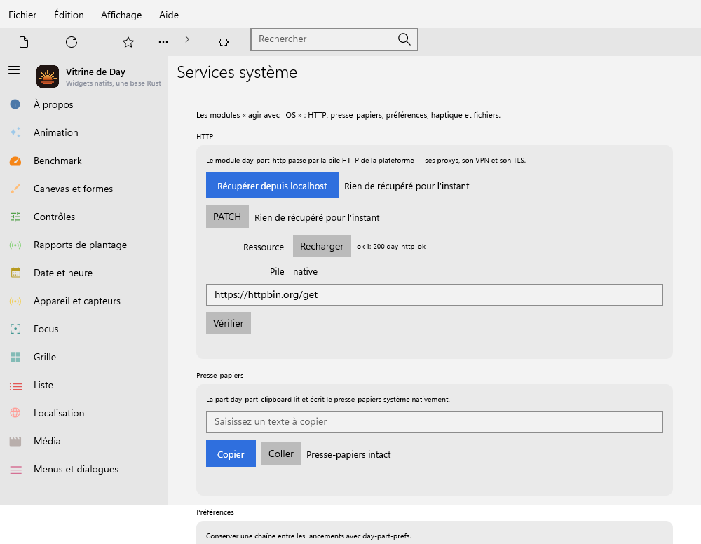 Services — Windows (XAML)