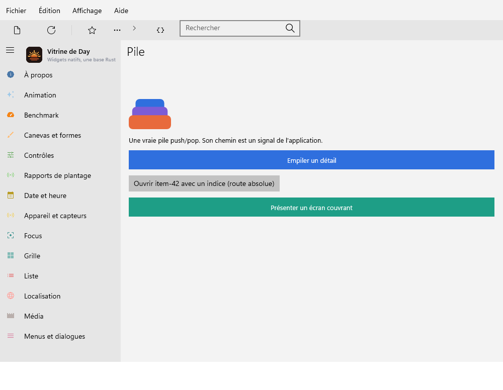 Stack Root — Windows (XAML)