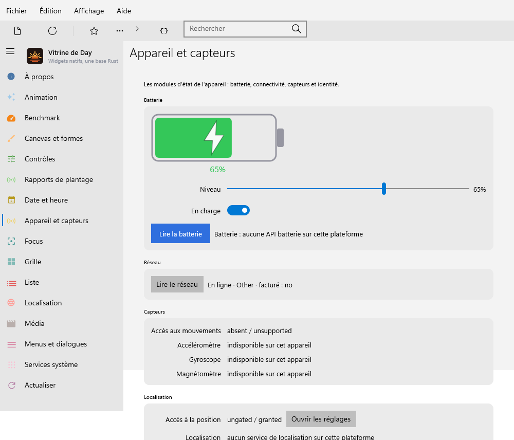 System — Windows (XAML)