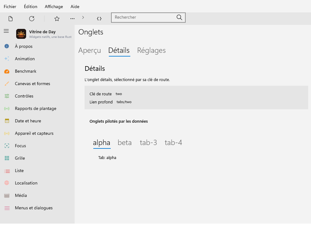 Tabs Two — Windows (XAML)