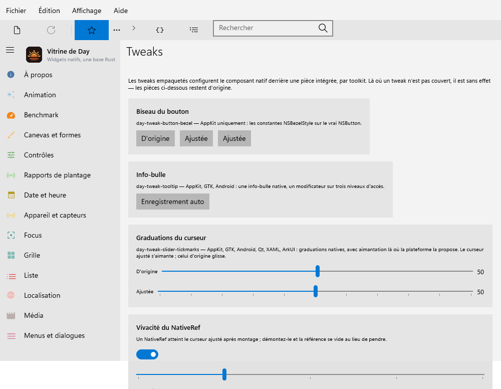 Tweaks — Windows (XAML)