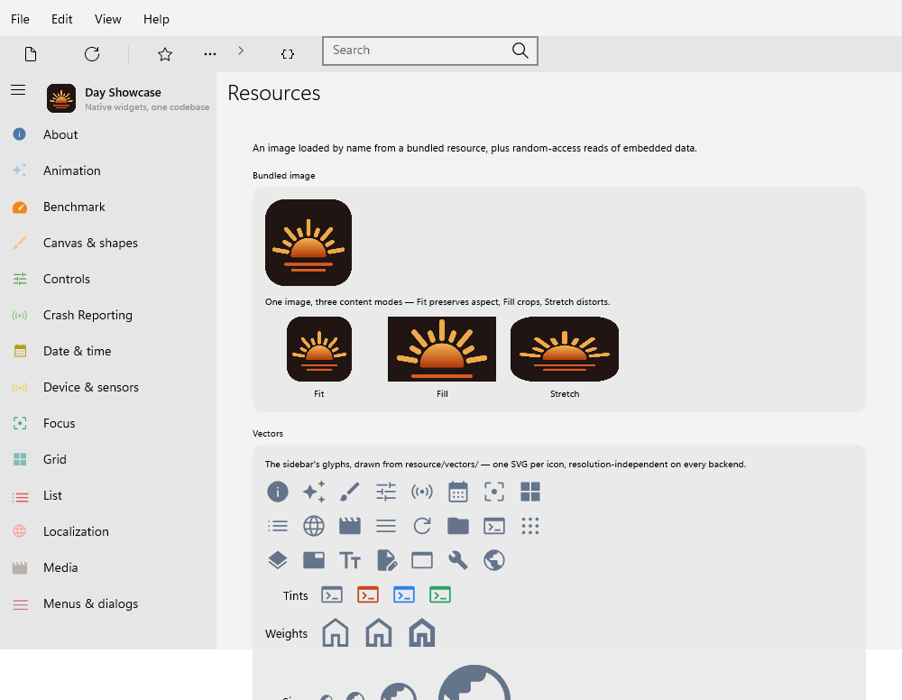 Resources — Windows (XAML)